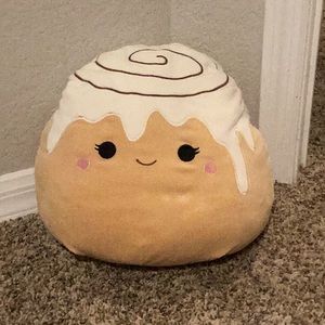 Channel 12 inch Squishmallow (cinnamon roll with blush) CANADIAN EXCLUSIVE